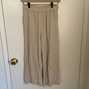 Abercrombie beige linen pants